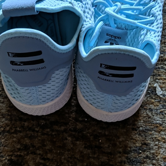 Icy Blue Pharrell Adidas Tennis HU - Picture 3 of 4